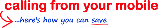make international calls from your mobile or cellphone